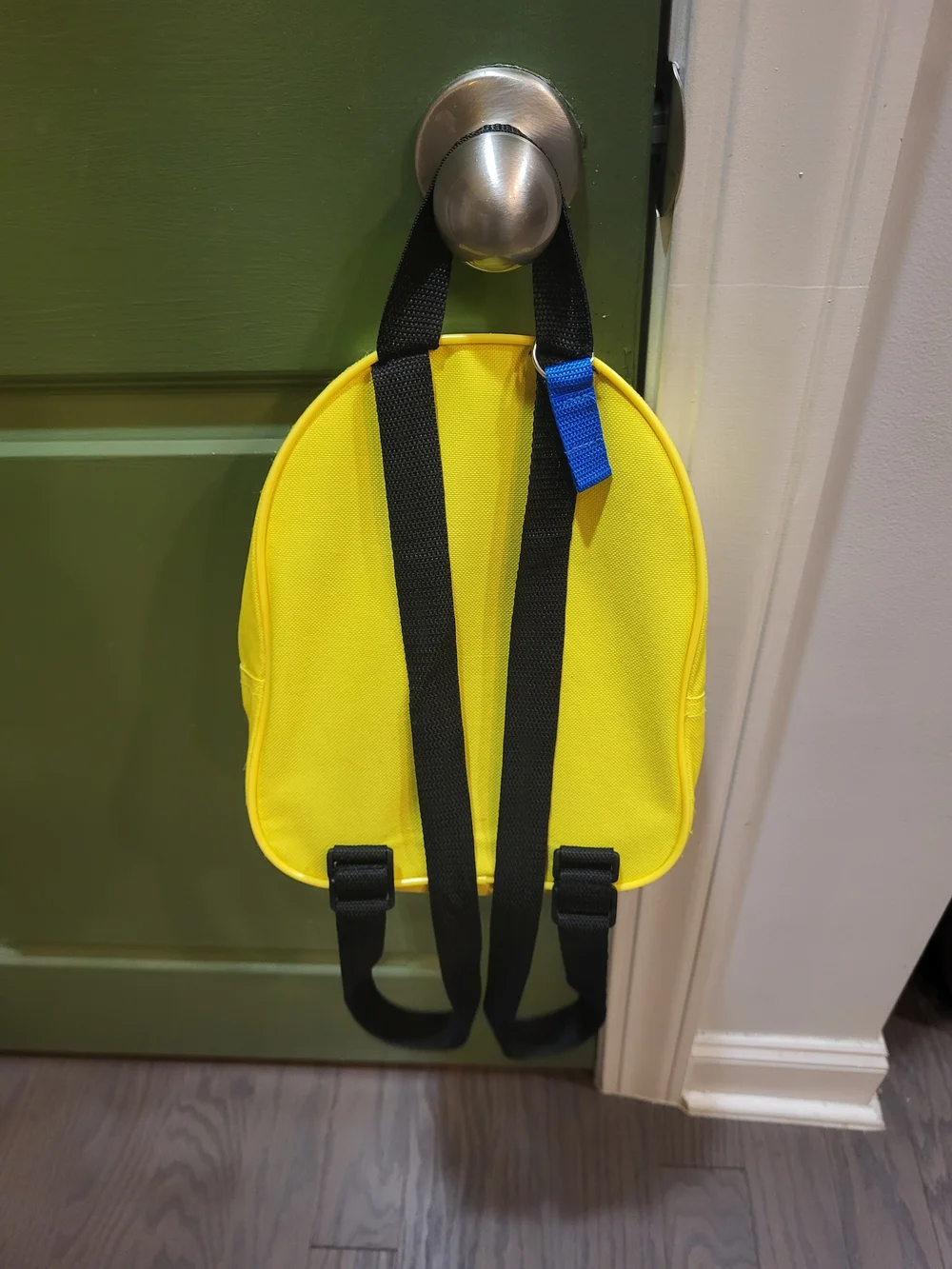 Yellow Kids Character Mini Backpack with Playful Face